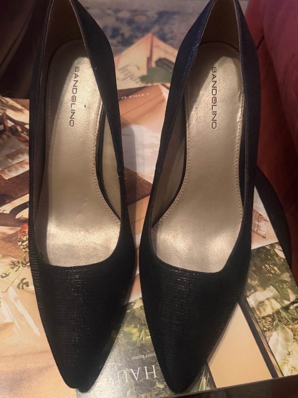 Bandolino Black Pointed Toe Dress Pumps